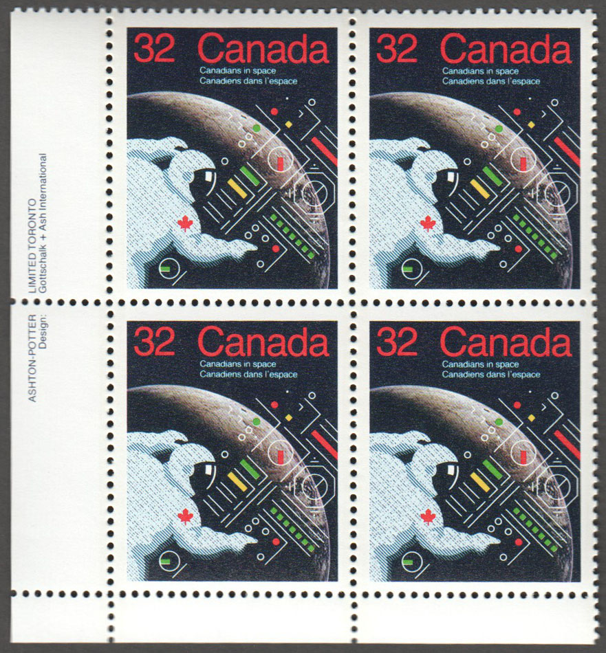 Canada Scott 1046 MNH PB LL (A7-16) - Click Image to Close